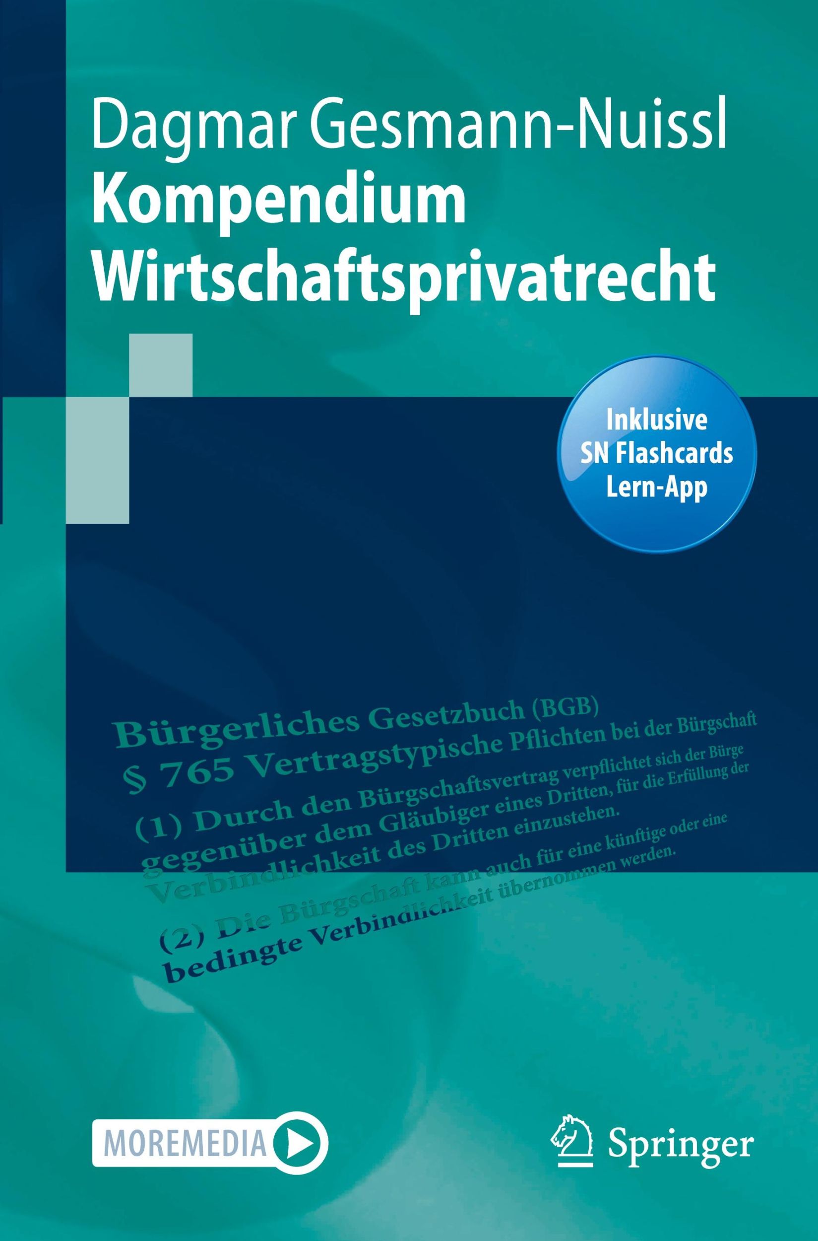 Cover: 9783662628713 | Kompendium Wirtschaftsprivatrecht | Dagmar Gesmann-Nuissl | Bundle