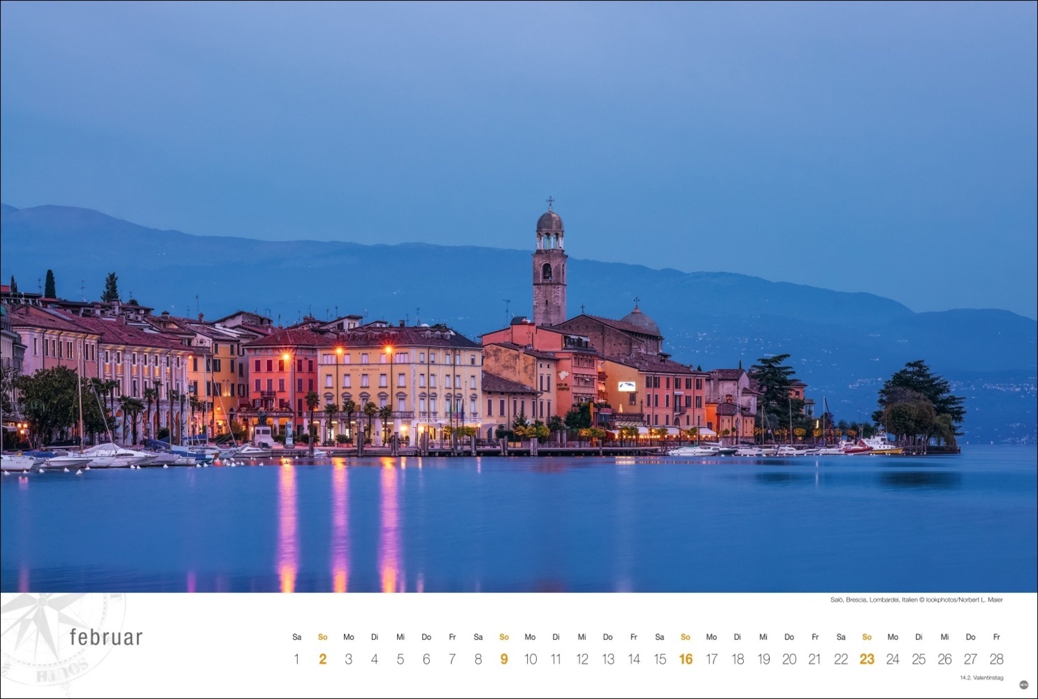 Bild: 9783756404896 | Gardasee Globetrotter Kalender 2025 - Von romantischen Buchten und...