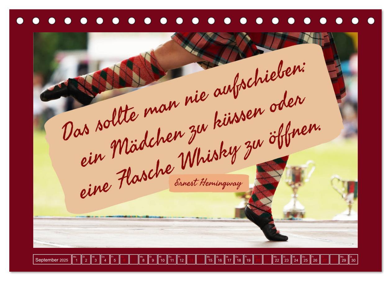 Bild: 9783435134366 | Whisky-Weisheiten (Tischkalender 2025 DIN A5 quer), CALVENDO...