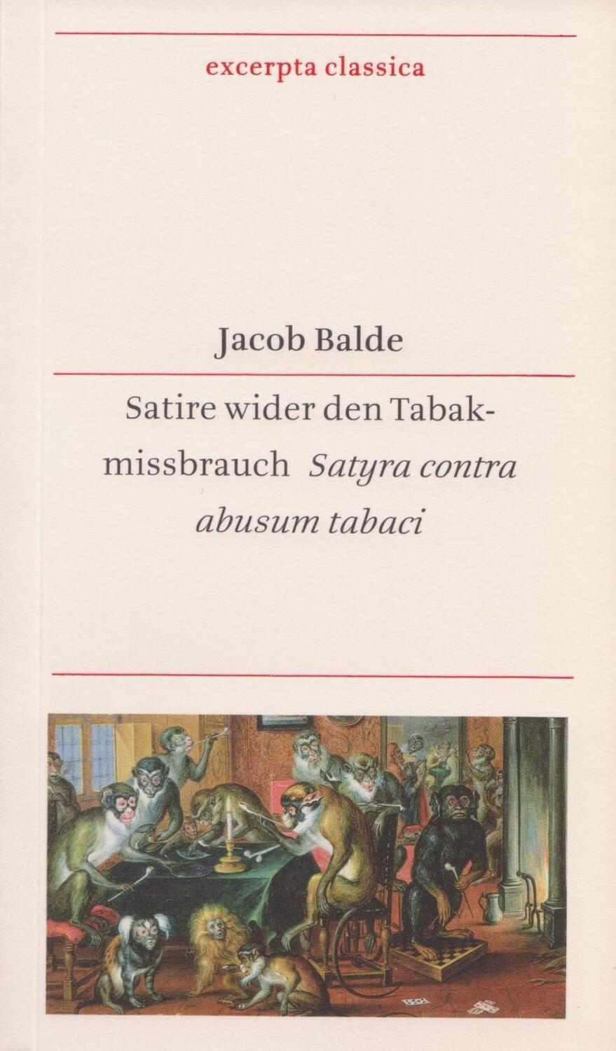 Cover: 9783871620850 | Satire wider den Tabakmissbrauch - Satyra contra abusum tabaci | Balde