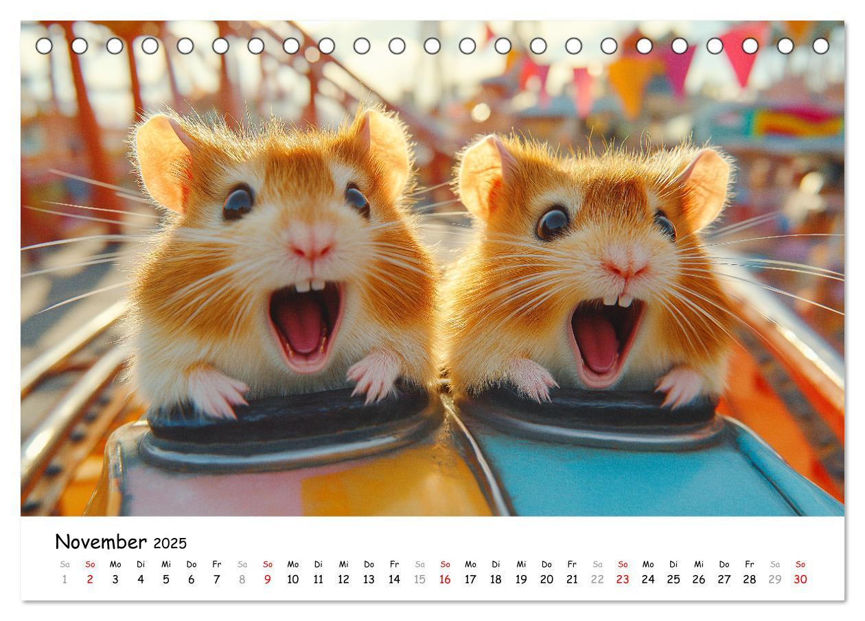 Bild: 9783457211694 | Hamster im Freizeitpark - Lustiger Kalender mit Jahrmarkt-Motiven...