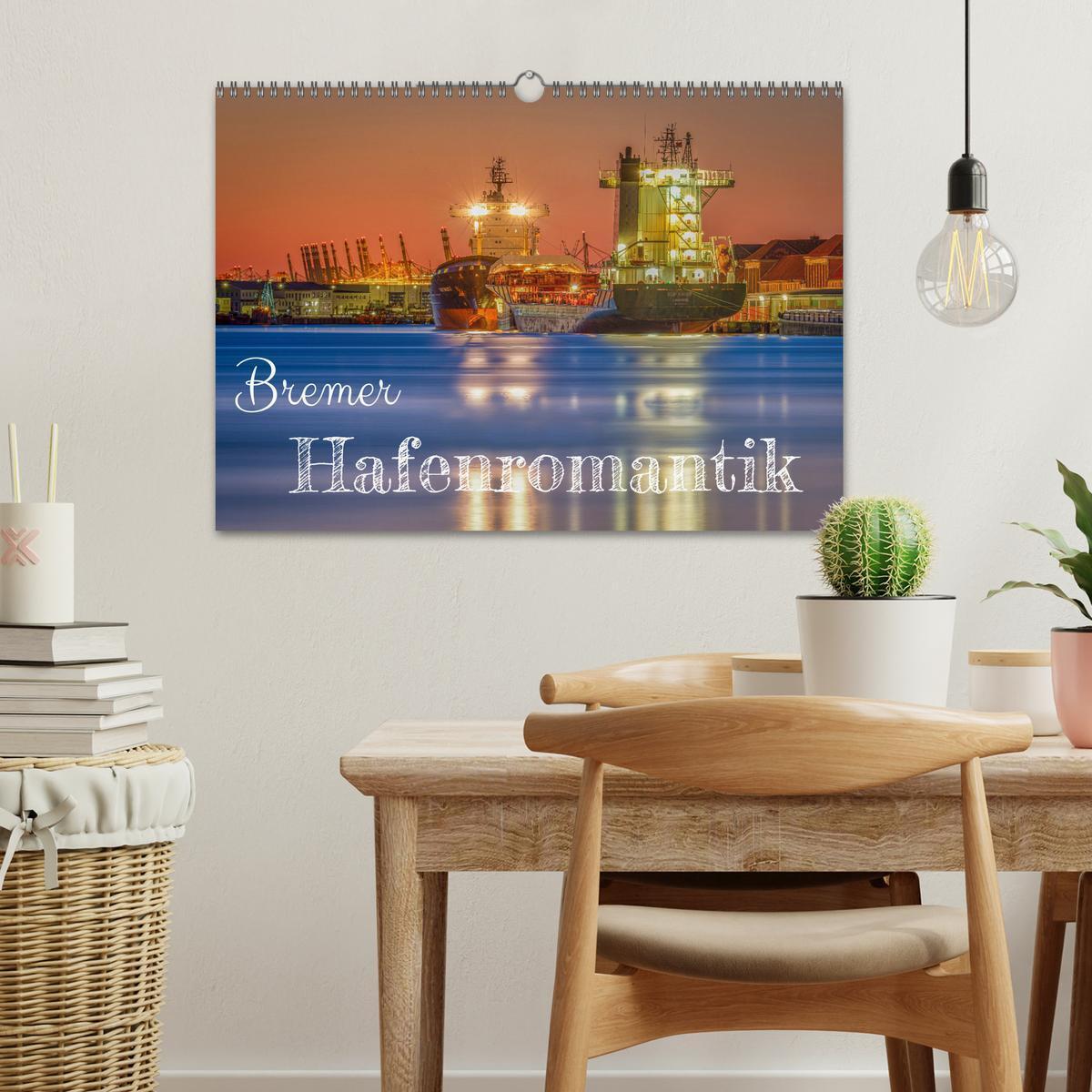 Bild: 9783435054855 | Bremer Hafenromantik (Wandkalender 2025 DIN A3 quer), CALVENDO...