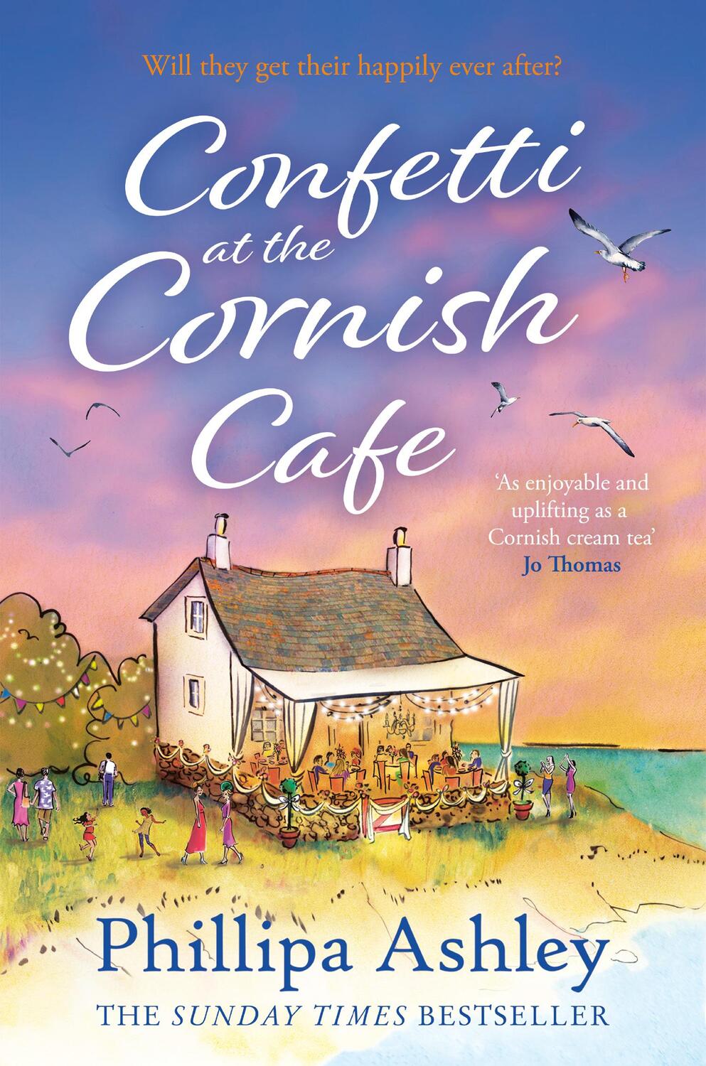 Cover: 9780008271435 | Confetti at the Cornish Café | The Cornish Café Series 3 | Ashley