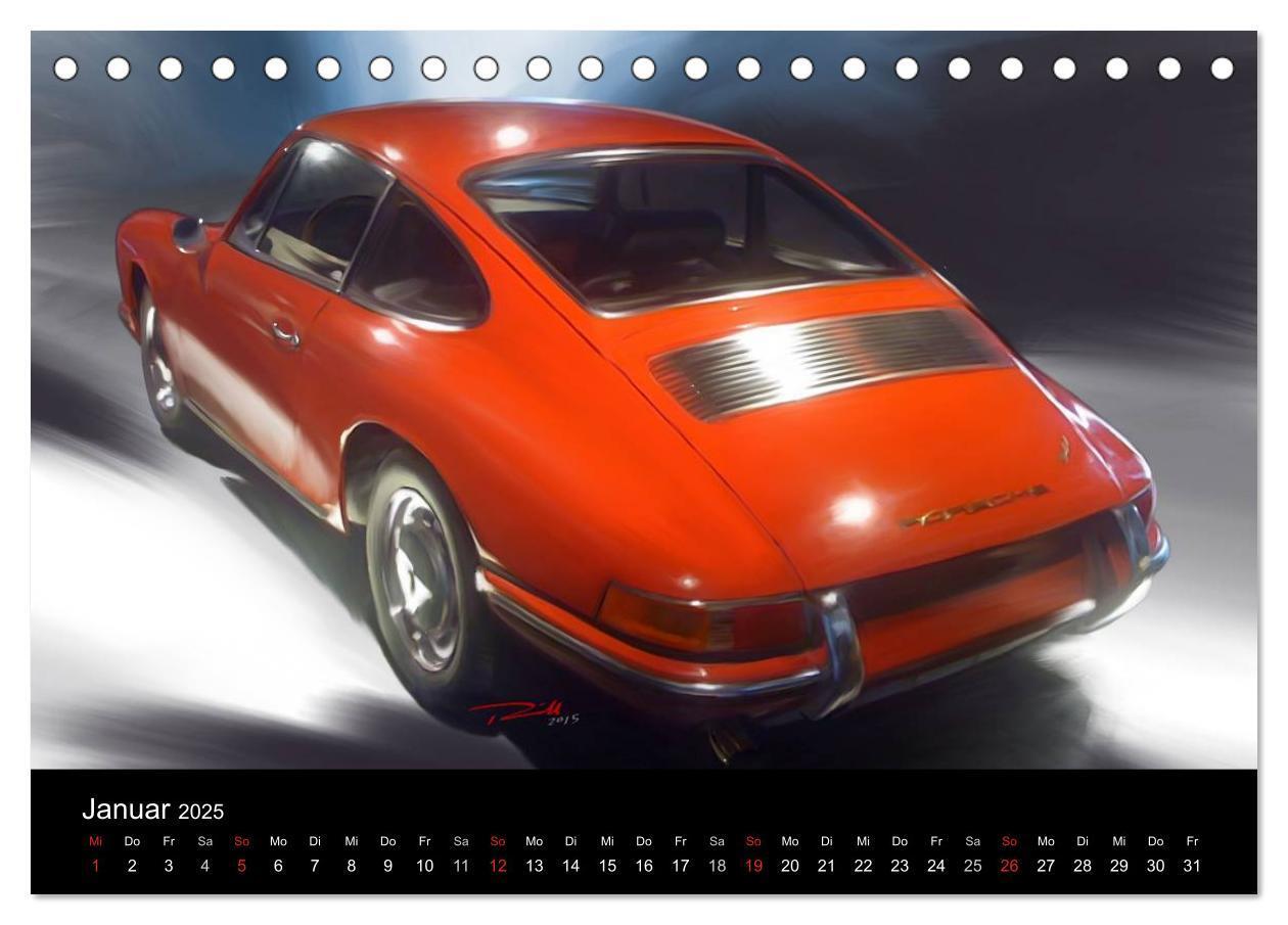 Bild: 9783435497973 | Porsche inspired Artwork by Reinhold Art´s (Tischkalender 2025 DIN...