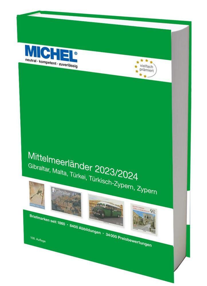 Cover: 9783954024599 | Mittelmeerländer 2023/2024 | Europa Teil 9 | MICHEL-Redaktion | Buch