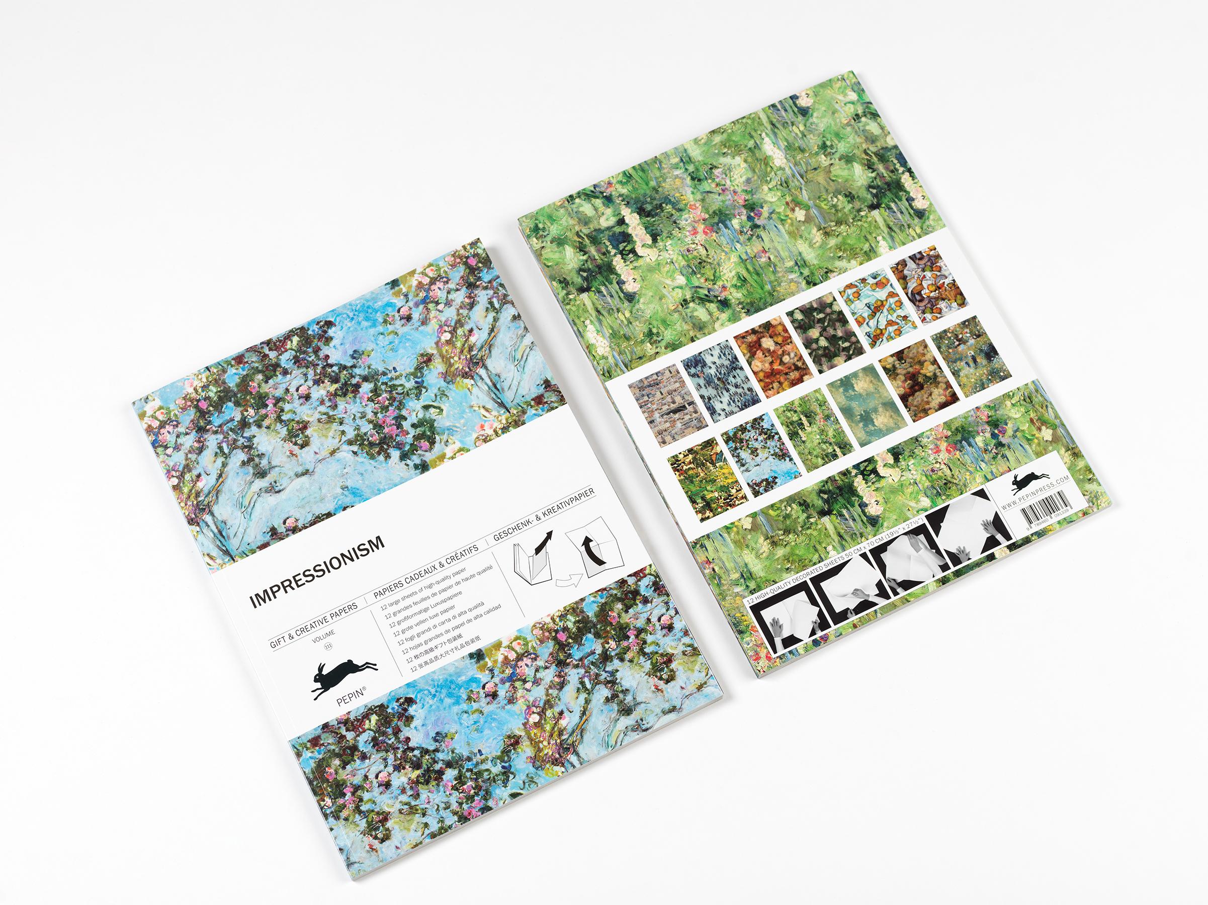 Cover: 9789460091339 | Impressionism | Gift &amp; Creative Paper Book Vol. 111 | Pepin Van Roojen