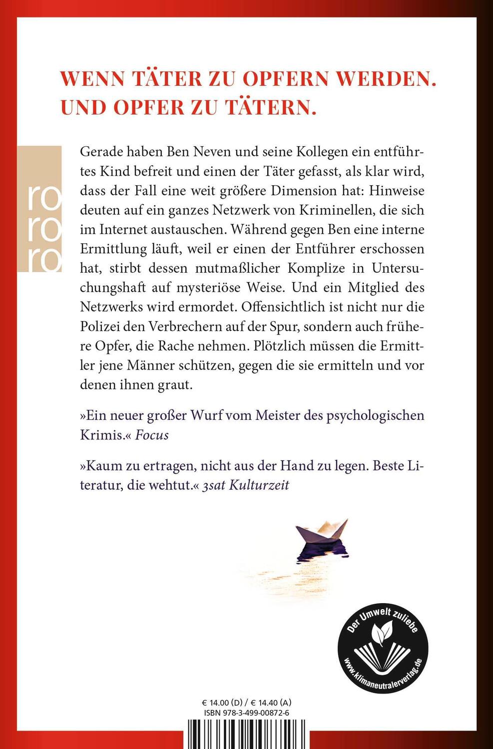 Rückseite: 9783499008726 | Am roten Strand | Vom Gewinner des deutschen Krimi-Preises | Wagner