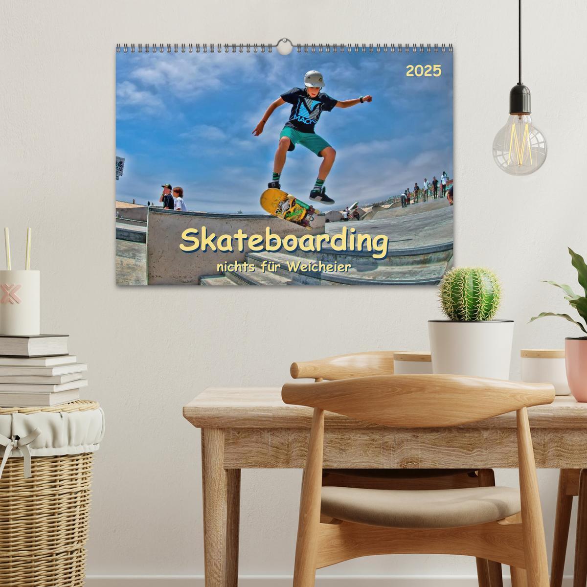 Bild: 9783435579631 | Skateboarding - nichts für Weicheier (Wandkalender 2025 DIN A3...