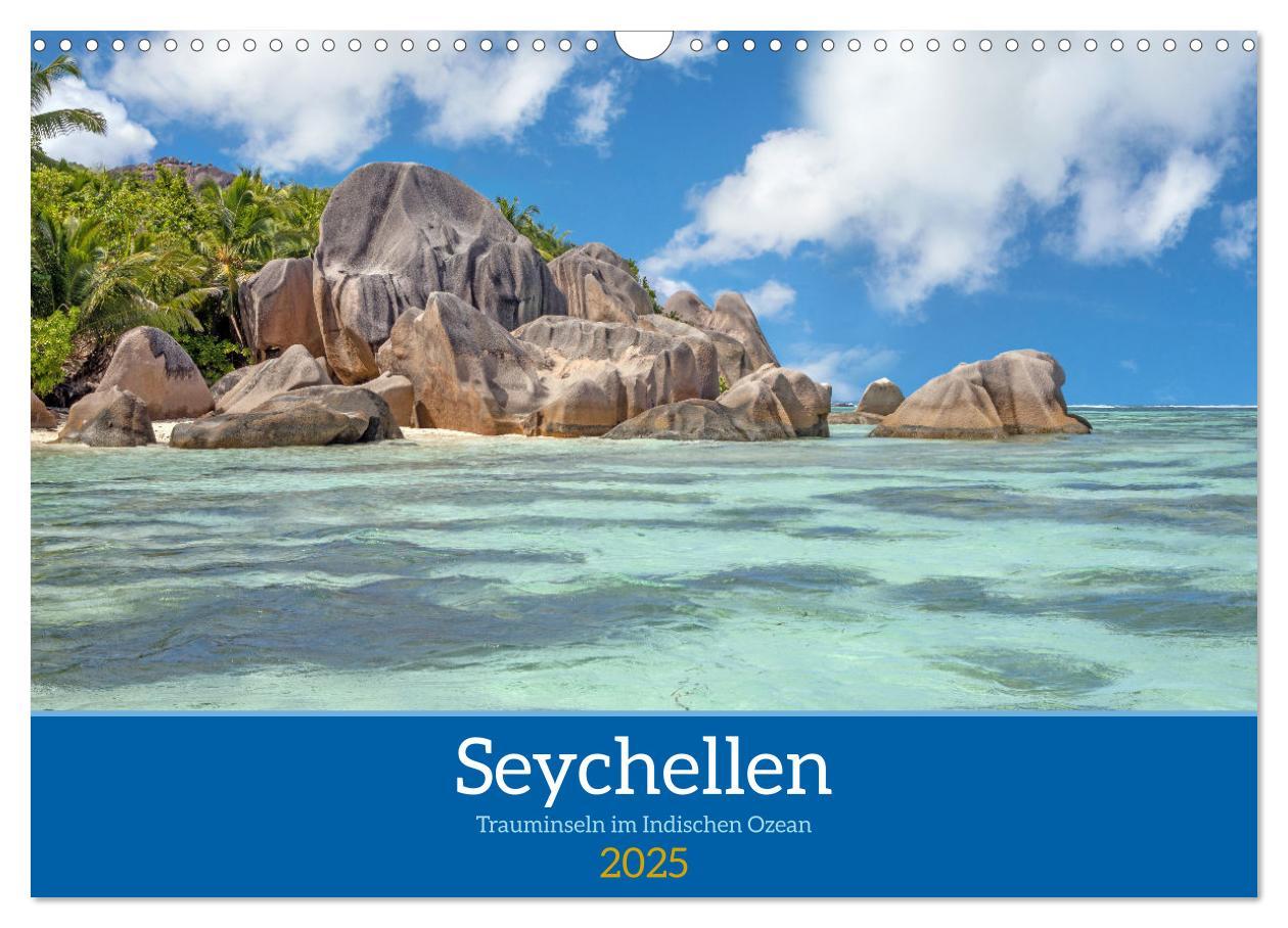 Cover: 9783457235751 | Seychellen - Trauminseln im Indischen Ozean (Wandkalender 2025 DIN...