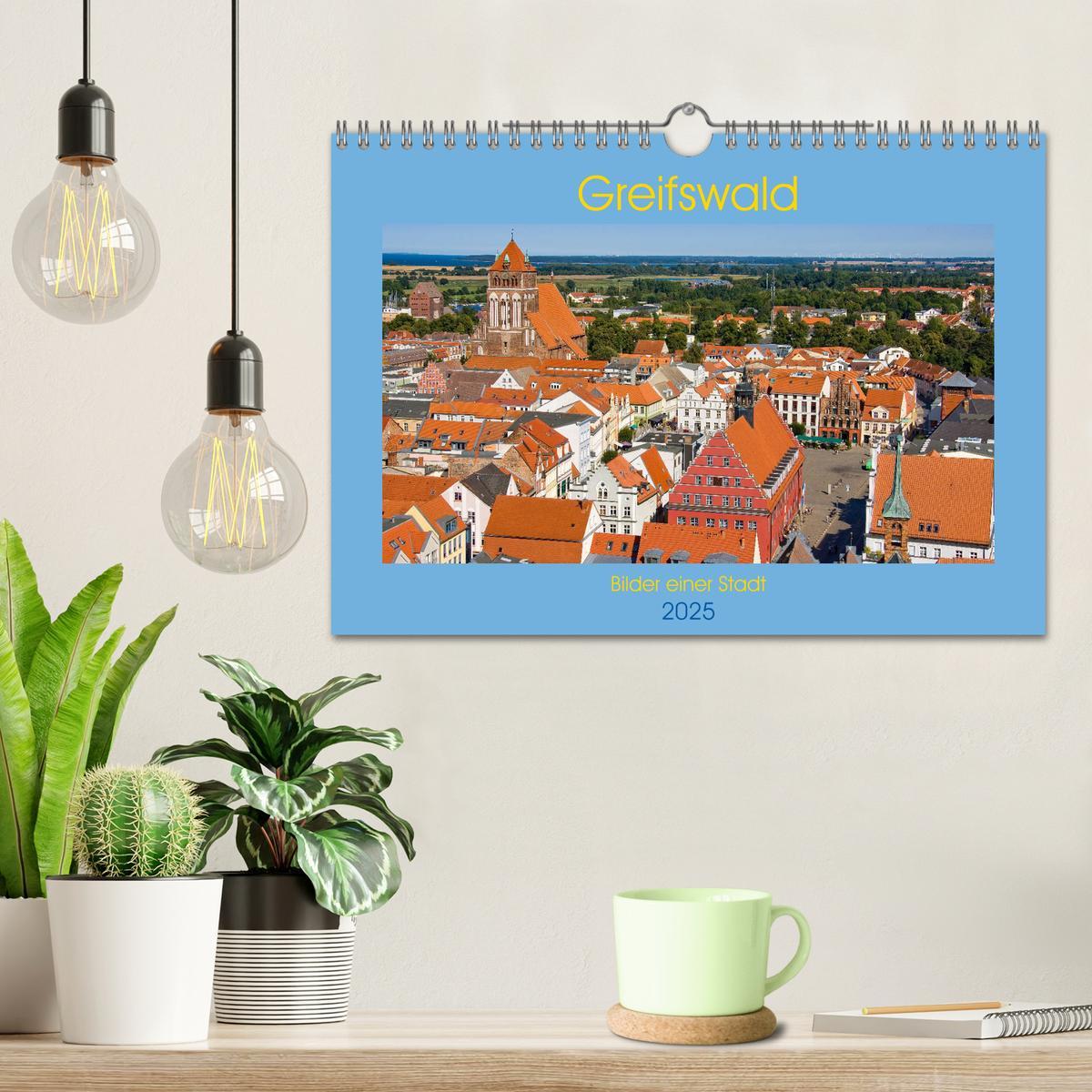 Bild: 9783435288083 | Greifswald, Bilder einer Stadt (Wandkalender 2025 DIN A4 quer),...