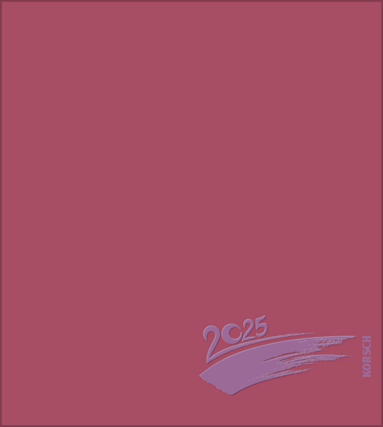 Cover: 9783731877684 | Foto-Malen-Basteln Bastelkalender bordeaux 2025 | Verlag Korsch | 2025