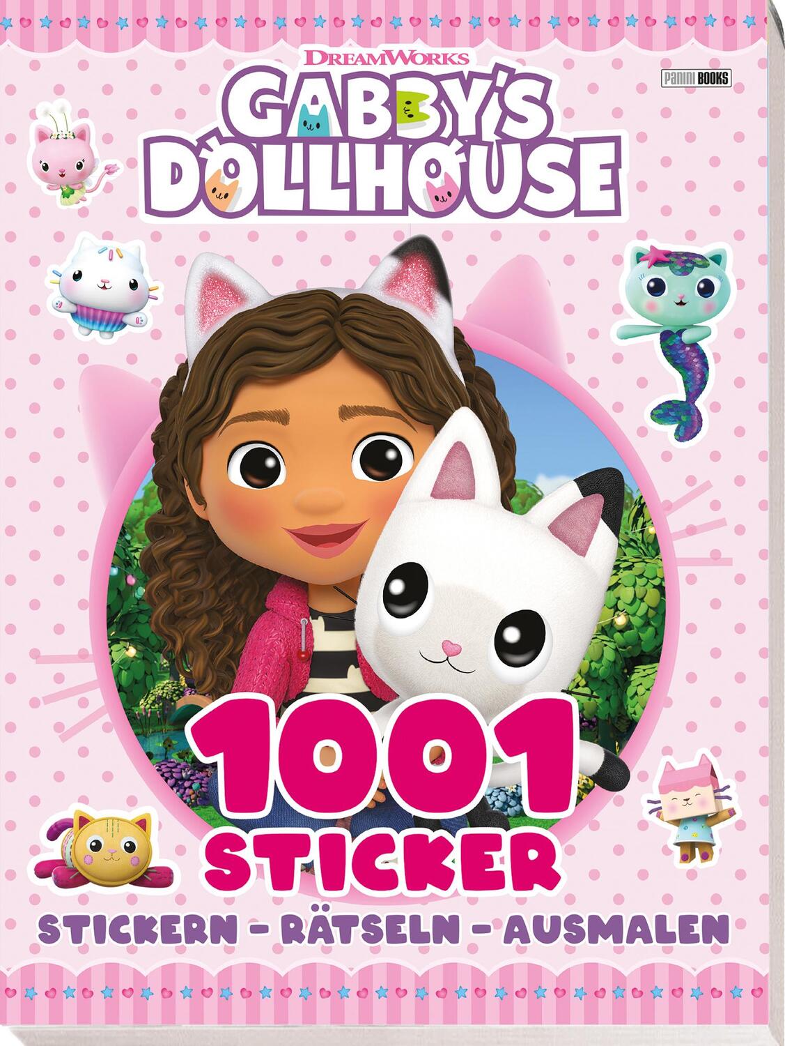 Cover: 9783833245398 | Gabby's Dollhouse: 1001 Sticker: Stickern - Rätseln - Ausmalen | Buch