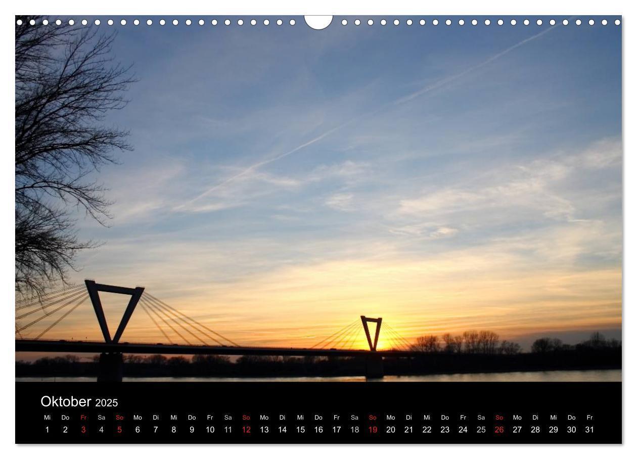 Bild: 9783435733743 | Von Ufer zu Ufer, Wege über den Rhein in Düsseldorf (Wandkalender...