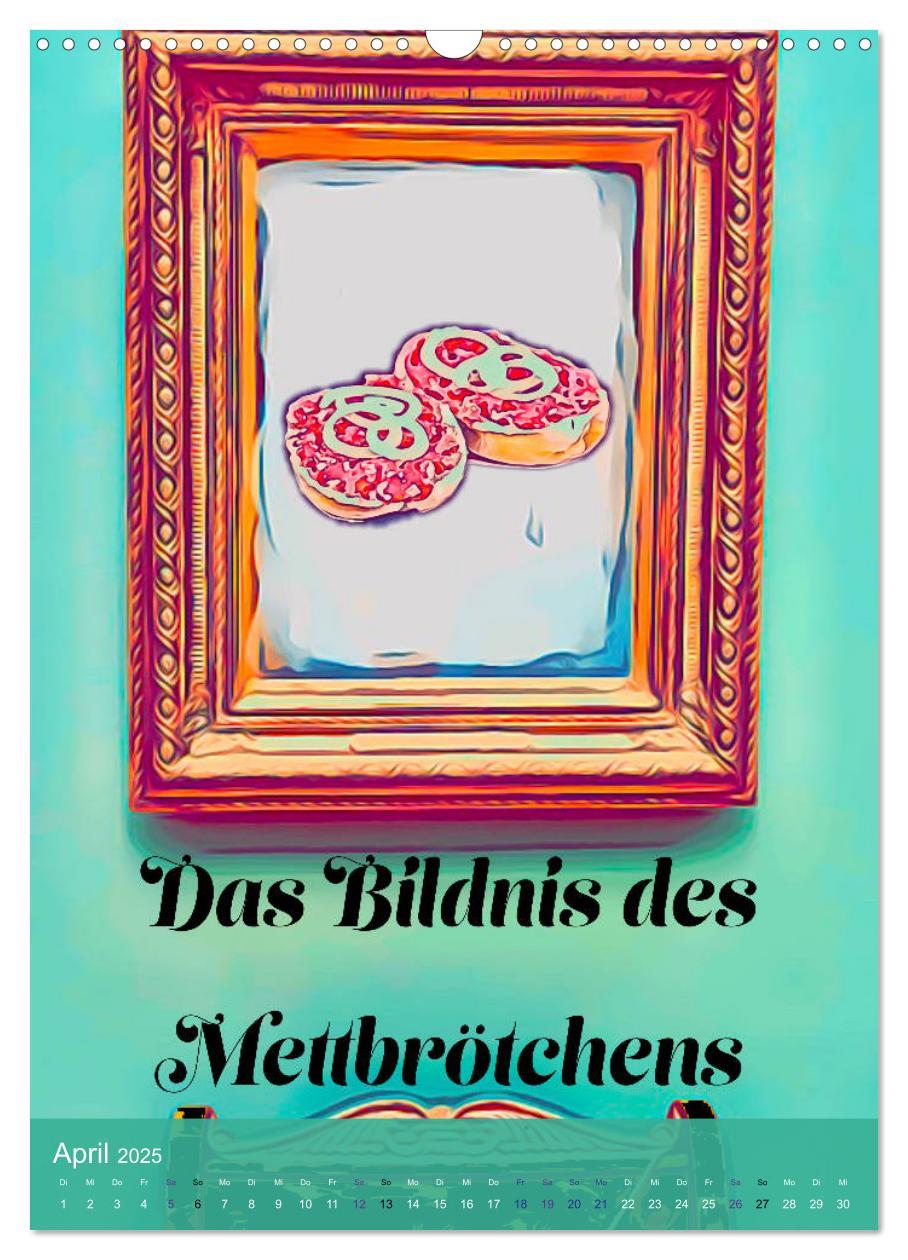 Bild: 9783435947980 | Mettbrötchen Träume - Mettkalender (Wandkalender 2025 DIN A3 hoch),...