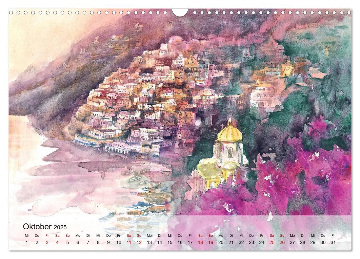 Bild: 9783383839573 | Aquarell auf Reisen - mit Eckard Funck (Wandkalender 2025 DIN A3...