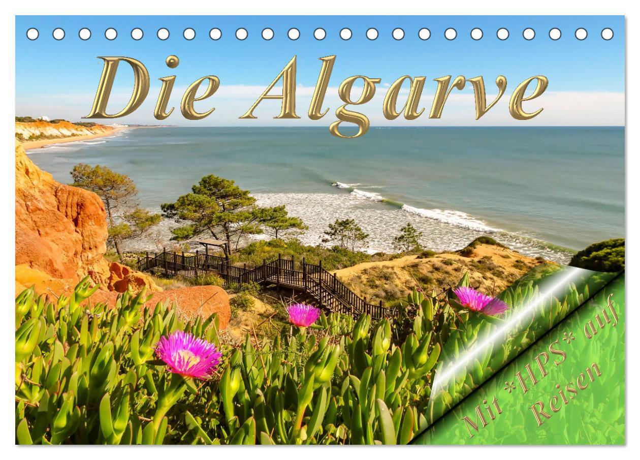 Cover: 9783435091508 | Die Algarve (Tischkalender 2025 DIN A5 quer), CALVENDO Monatskalender