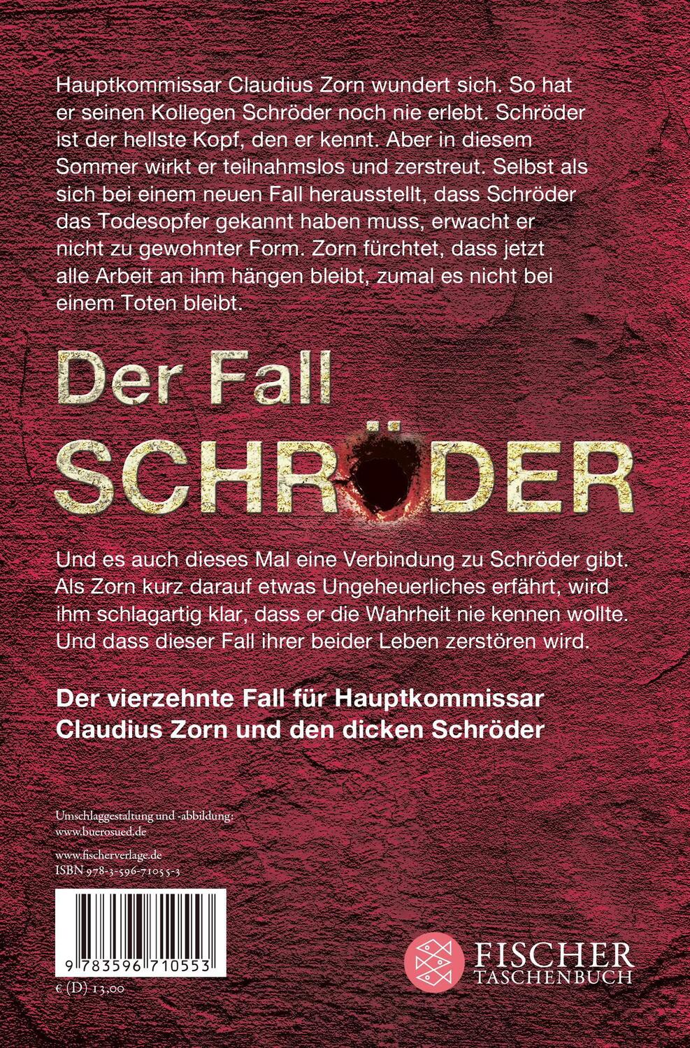 Rückseite: 9783596710553 | Zorn - Der Fall Schröder | Thriller | Stephan Ludwig | Taschenbuch