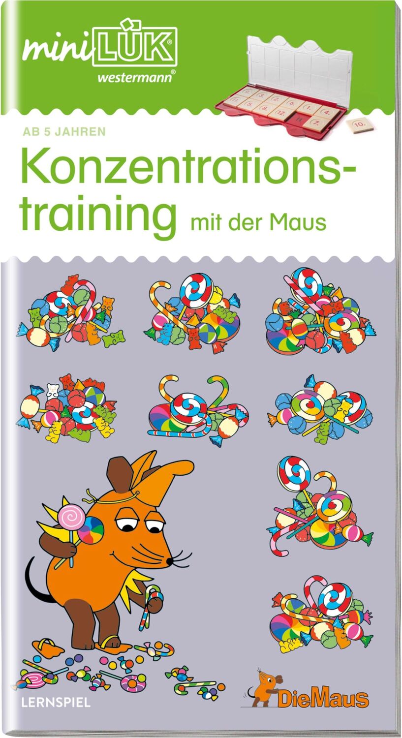 Cover: 9783837745528 | miniLÜK. Konzentrationstraining mit der Maus | Vorschule | Heinz Vogel