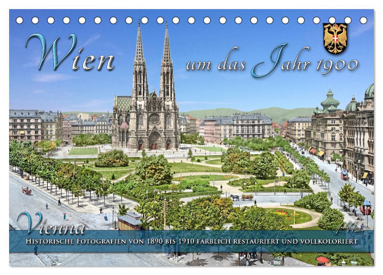 Cover: 9783383804472 | Wien um das Jahr 1900 - Fotos neu restauriert und koloriert...