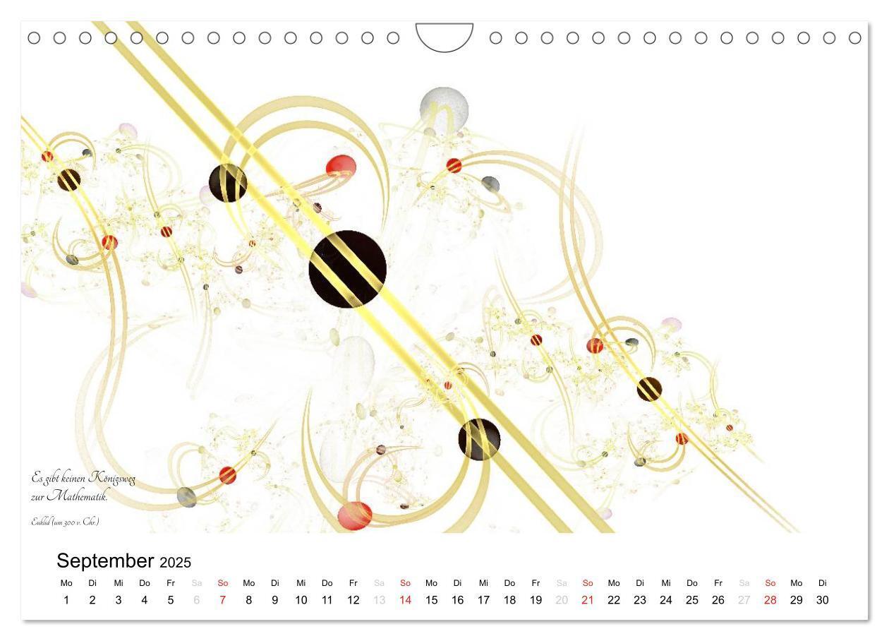 Bild: 9783435573462 | Mathematik - Grafiken und Zitate 2025 (Wandkalender 2025 DIN A4...