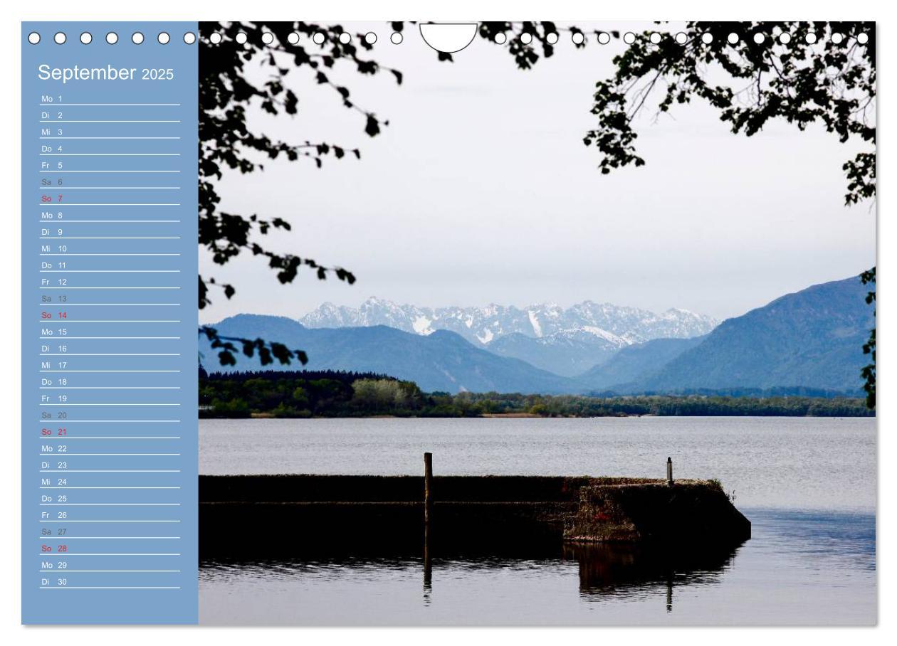 Bild: 9783435458851 | Am schönen Chiemsee (Wandkalender 2025 DIN A4 quer), CALVENDO...