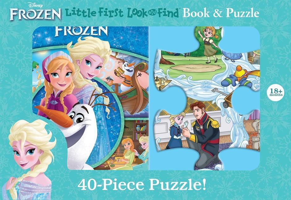 Cover: 9781503755901 | Disney Frozen: Little First Look and Find Book &amp; Puzzle | Pi Kids