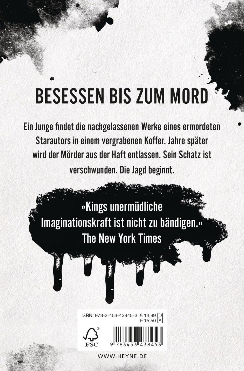 Bild: 9783453438453 | Finderlohn | Stephen King | Taschenbuch | Bill-Hodges-Serie | Deutsch