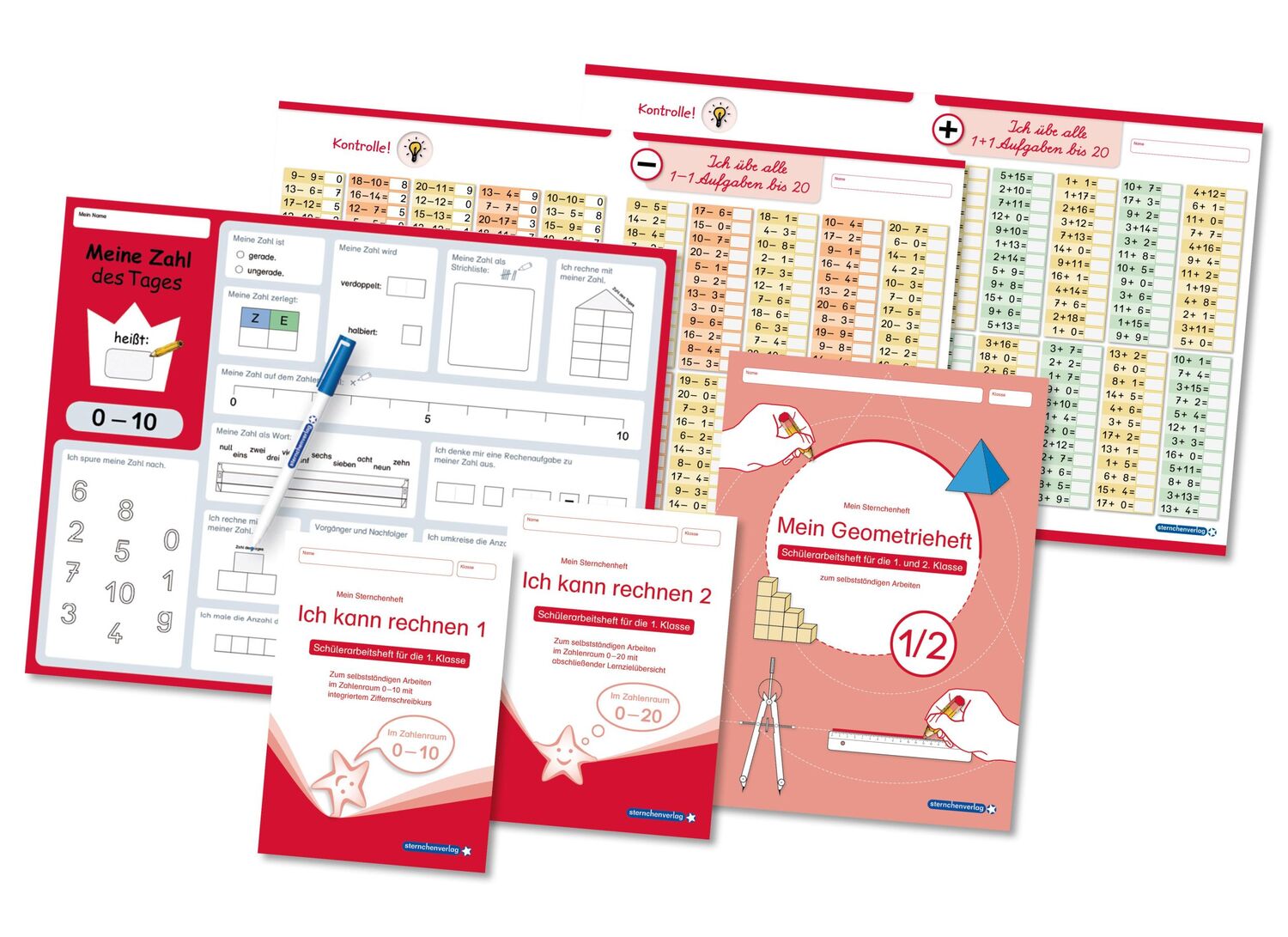 Bild: 9783910429048 | Meine Lernbox 1 - Mathematik - Fit für das 1. Schuljahr | Langhans