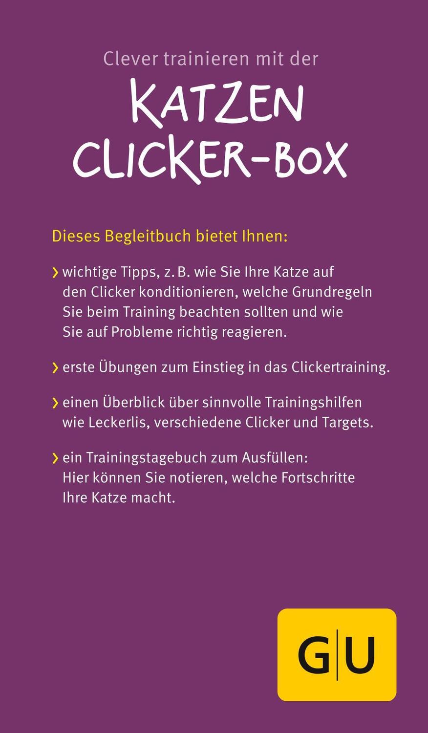 Bild: 9783833835926 | Katzen-Clicker-Box | Plus Clicker für sofortigen Spielspaß | Rödder