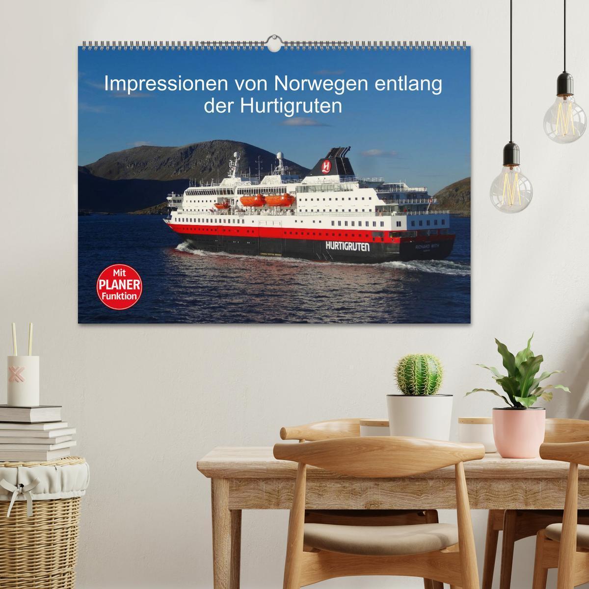 Bild: 9783435412020 | Impressionen von Norwegen entlang der Hurtigruten (Wandkalender...