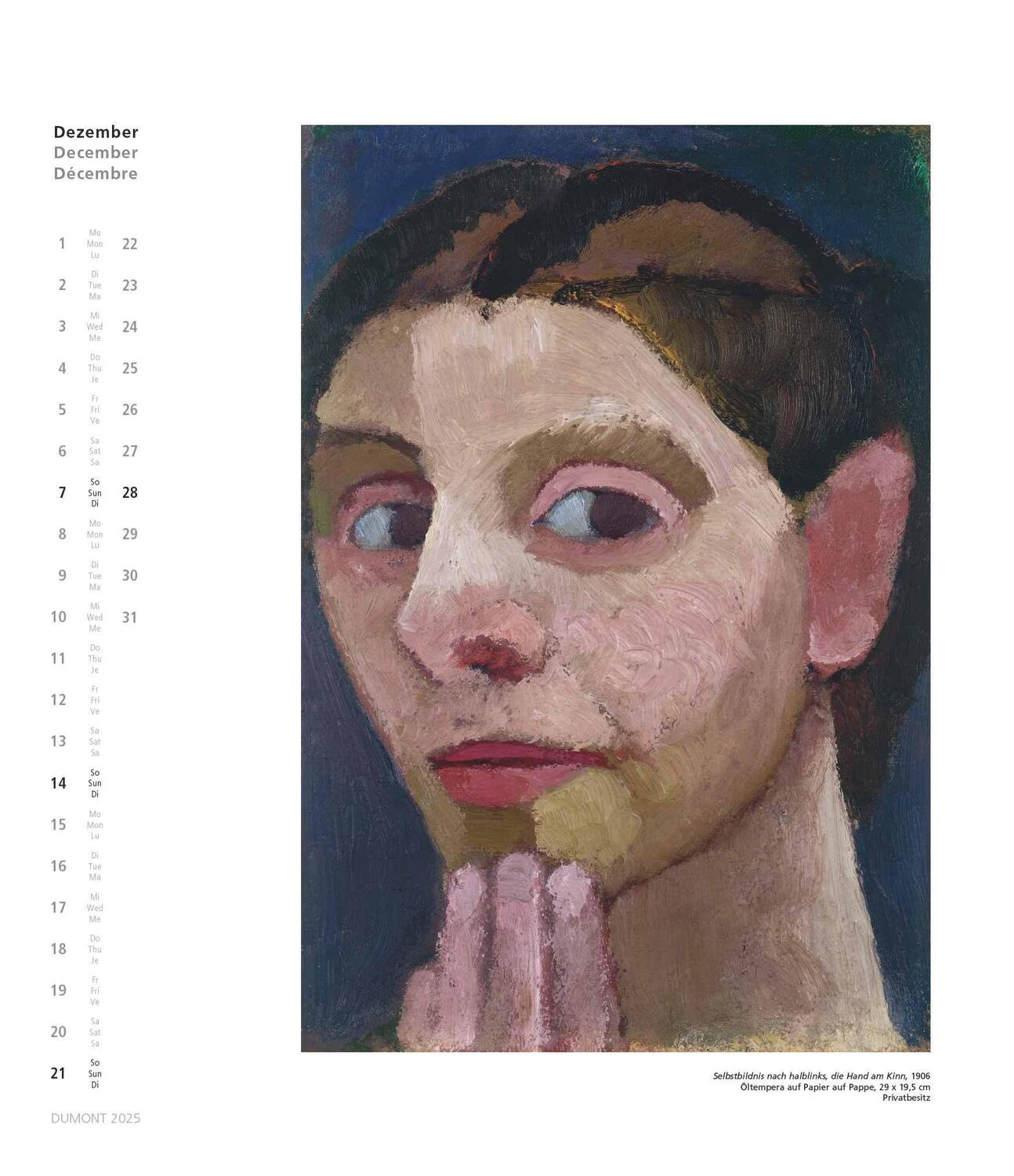 Bild: 4250809653990 | Paula Modersohn-Becker 2025 - Kunstkalender - Wandkalender im...