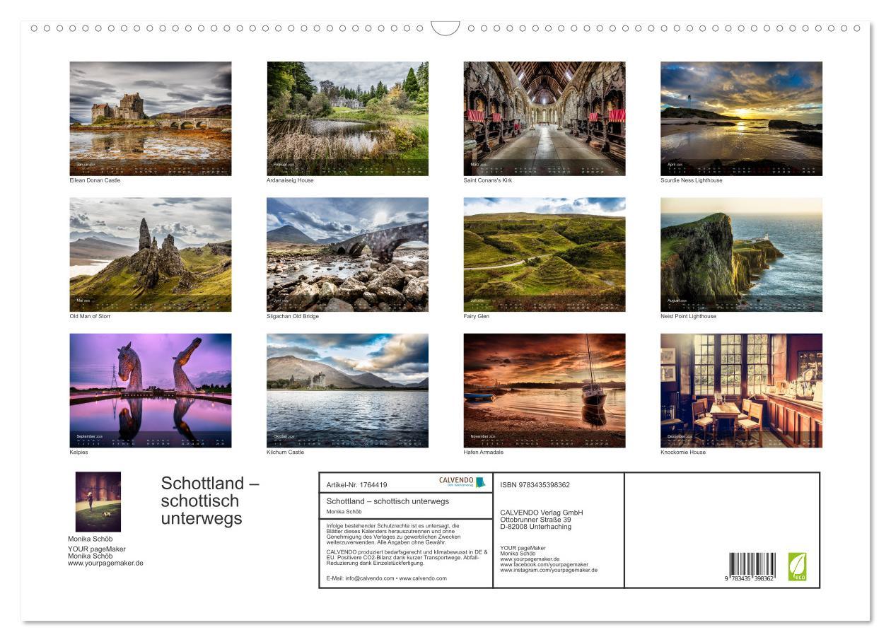 Bild: 9783435398362 | Schottland ¿ schottisch unterwegs (Wandkalender 2025 DIN A2 quer),...