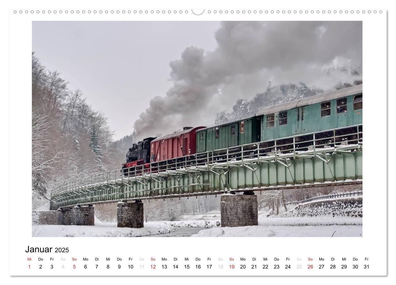 Bild: 9783435560271 | Mit der Eisenbahn in die Fränkische Schweiz (Wandkalender 2025 DIN...