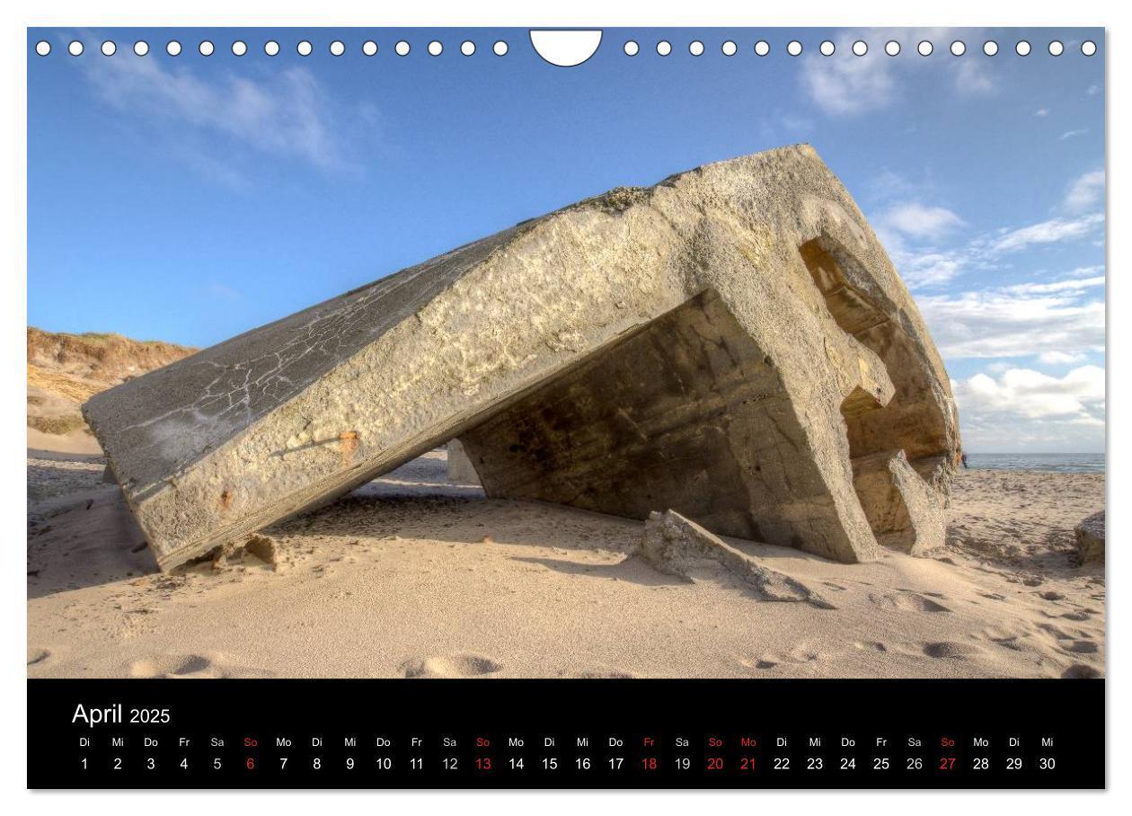 Bild: 9783435832057 | Bunker Houvig (Wandkalender 2025 DIN A4 quer), CALVENDO Monatskalender