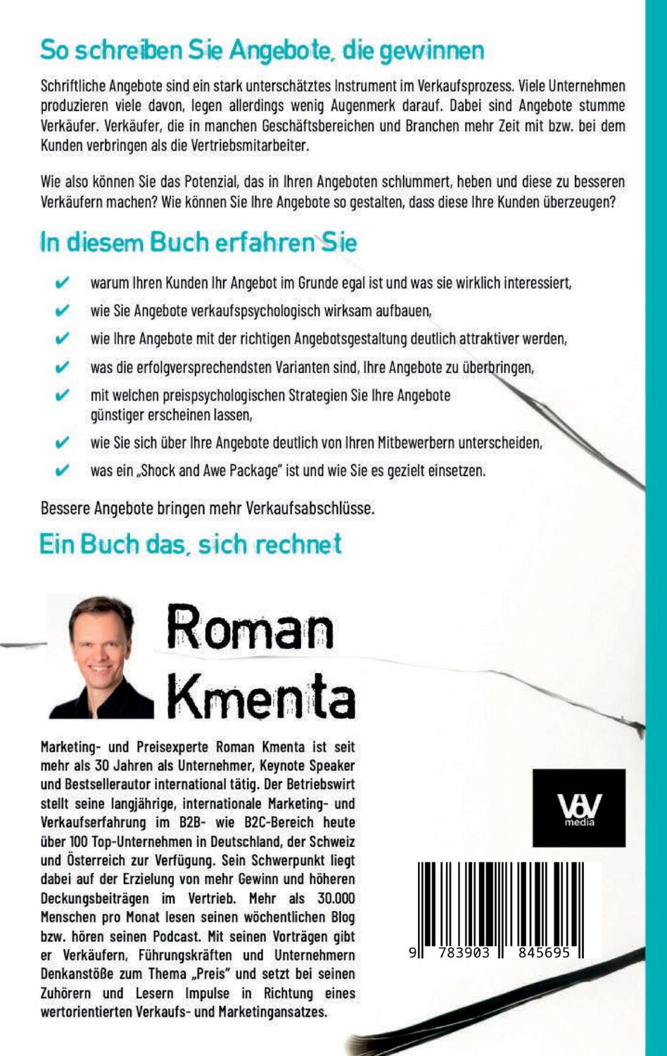 Rückseite: 9783903845695 | Angebote schreiben, die verkaufen | Roman Kmenta | Buch | 108 S.