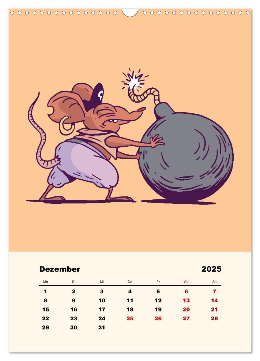 Bild: 9783435902279 | Tierische Piraten (Wandkalender 2025 DIN A3 hoch), CALVENDO...