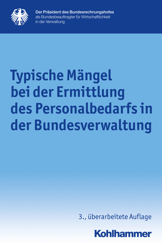 Cover: 9783170331815 | Typische Mängel bei der Ermittlung des Personalbedarfs in der...