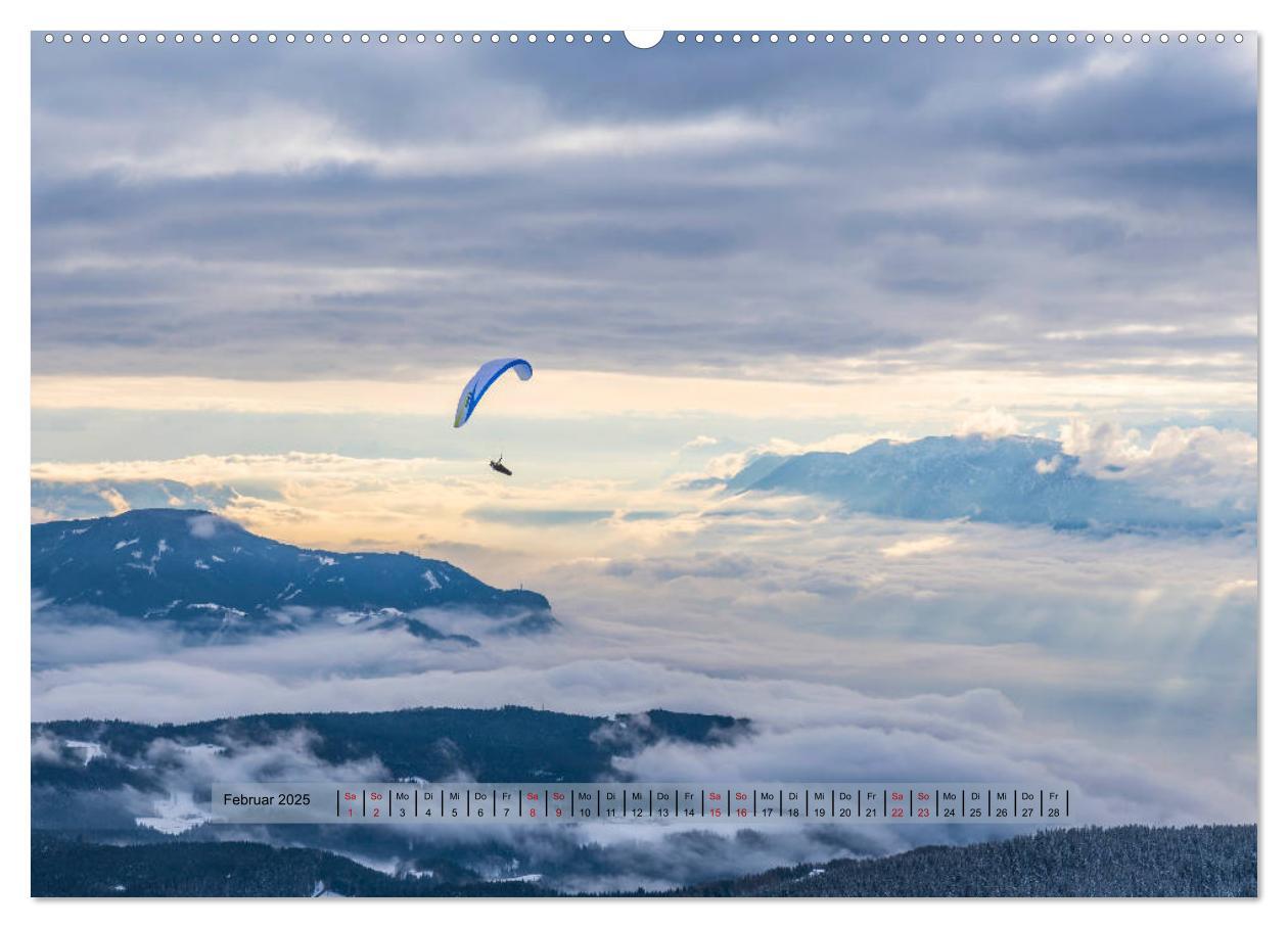 Bild: 9783435334179 | Paragliding - lautloses Schweben (hochwertiger Premium Wandkalender...