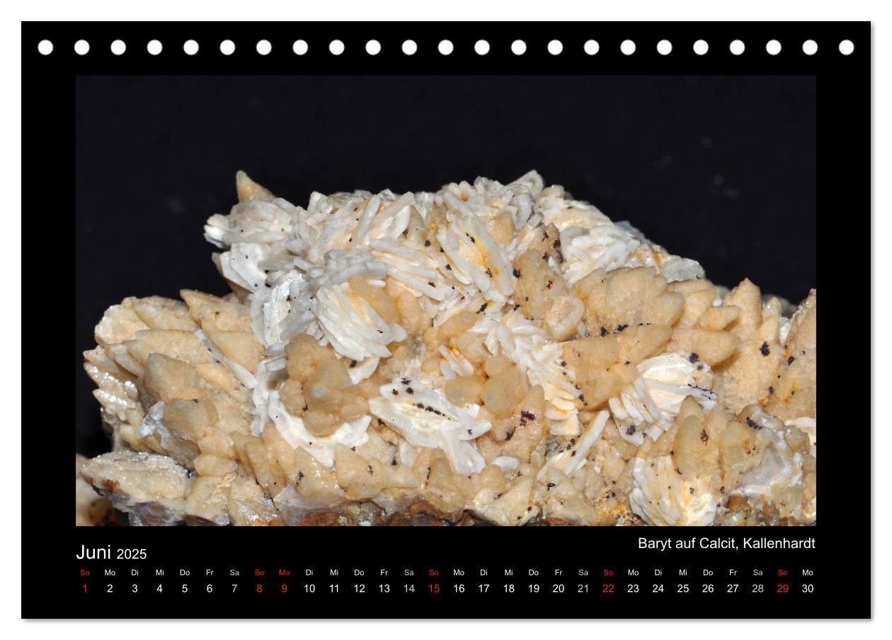 Bild: 9783435768042 | Mineralien aus dem Sauerland (Tischkalender 2025 DIN A5 quer),...