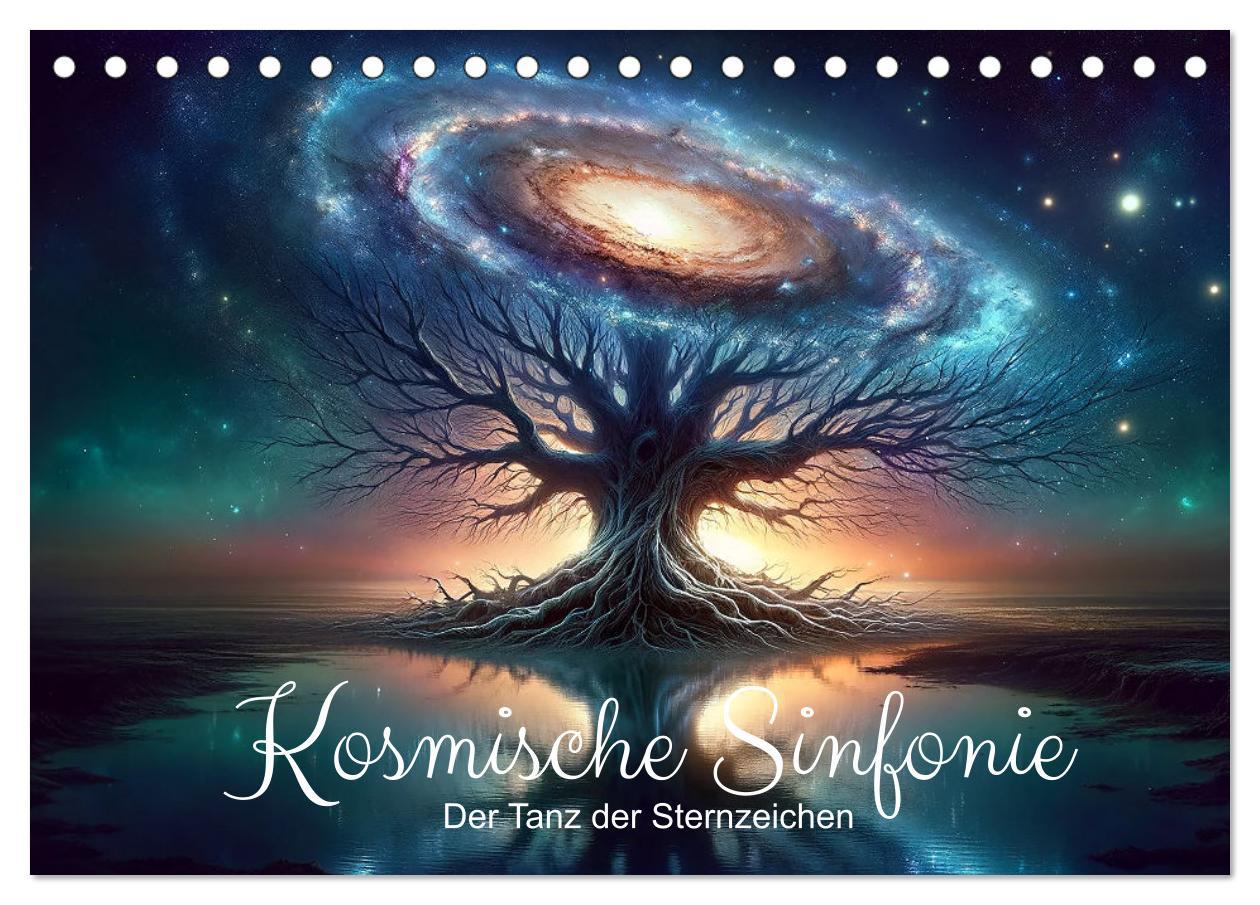 Cover: 9783383773921 | Kosmische Sinfonie: Der Tanz der Sternzeichen (Tischkalender 2025...