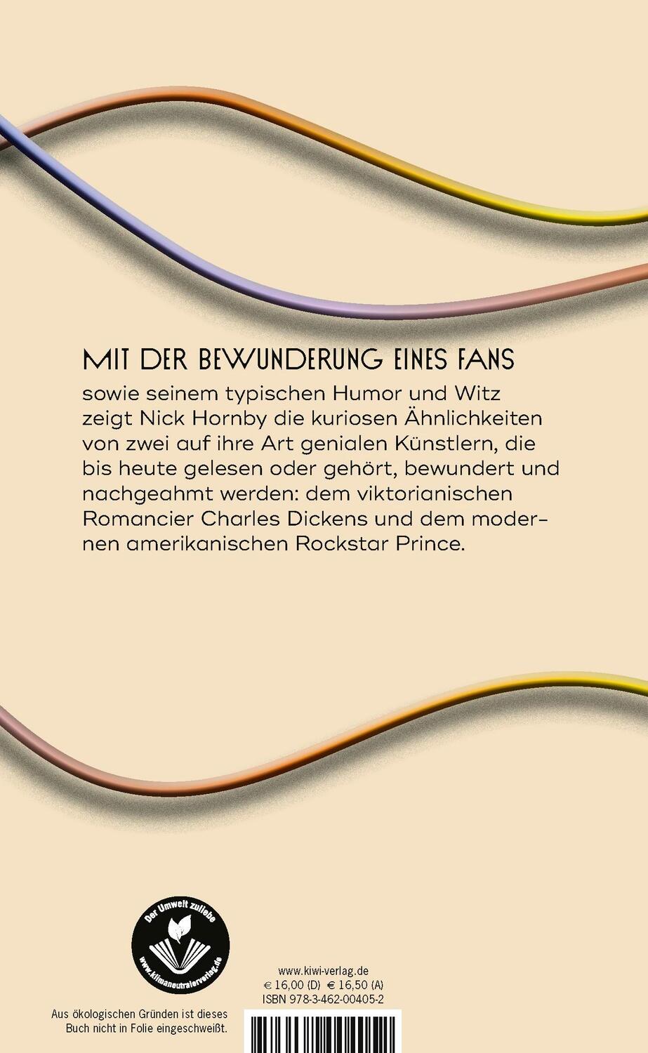 Rückseite: 9783462004052 | Dickens und Prince | Unvergleichliche Genies | Nick Hornby | Buch