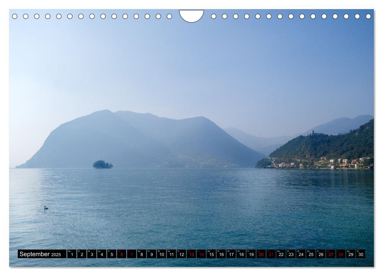 Bild: 9783383839825 | Romantischer Lago d'Iseo (Wandkalender 2025 DIN A4 quer), CALVENDO...