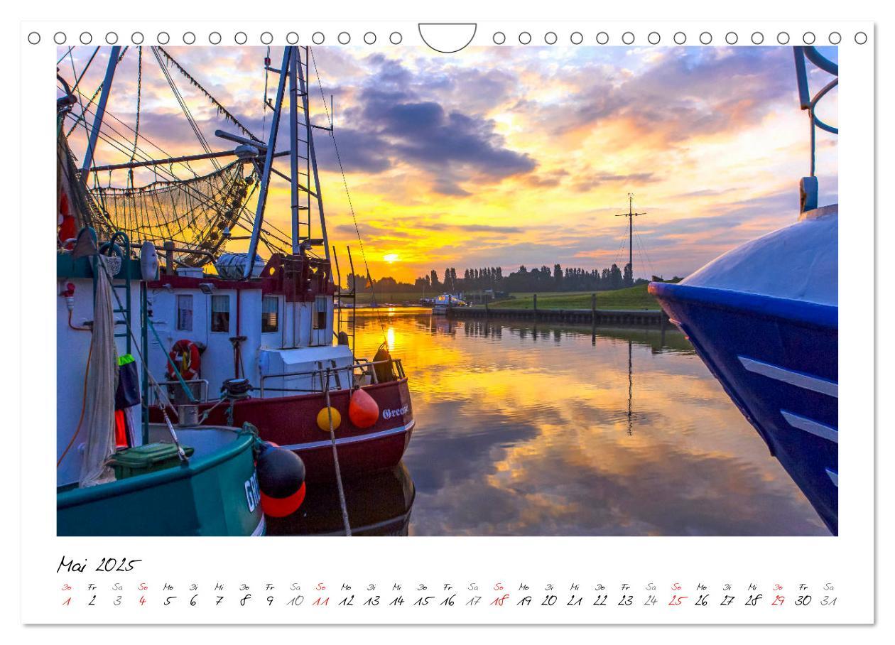 Bild: 9783435490721 | Fischerdorf Greetsiel (Wandkalender 2025 DIN A4 quer), CALVENDO...