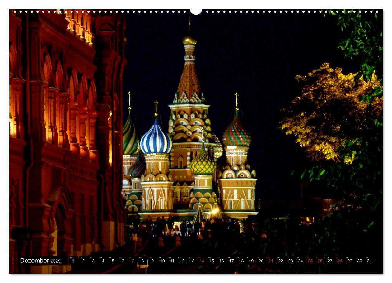 Bild: 9783435586394 | Weltmetropole Moskau (hochwertiger Premium Wandkalender 2025 DIN A2...