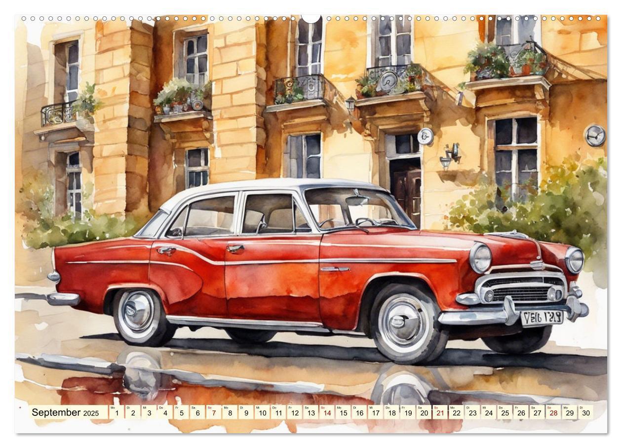 Bild: 9783383812958 | Oldtimer - Kultmodelle aus den 1960er Jahren (Wandkalender 2025 DIN...