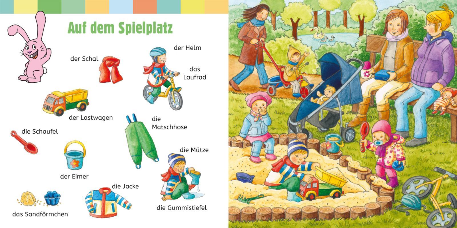 Bild: 9783551254467 | Mein erstes buntes Bildwörterbuch mit Elefant und Hase | Ulla Bartl