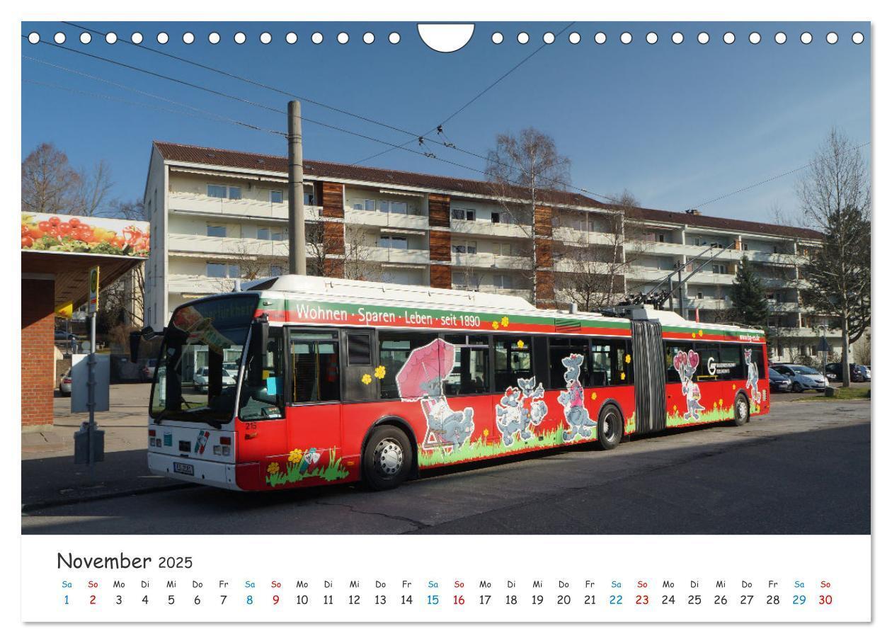 Bild: 9783435095001 | Omnibusse von heute und früher (Wandkalender 2025 DIN A4 quer),...