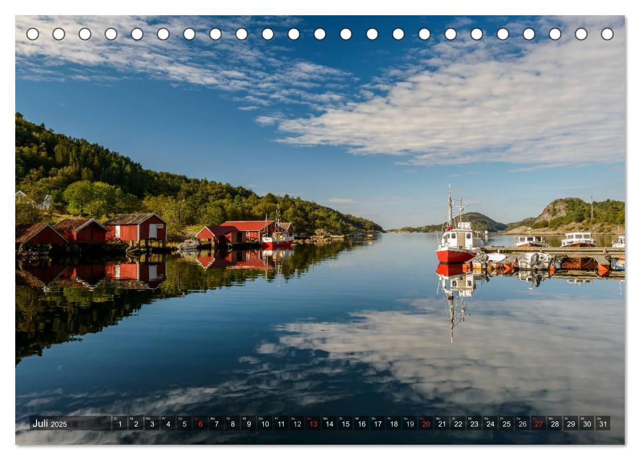 Bild: 9783435537754 | Norwegens Süden (Tischkalender 2025 DIN A5 quer), CALVENDO...