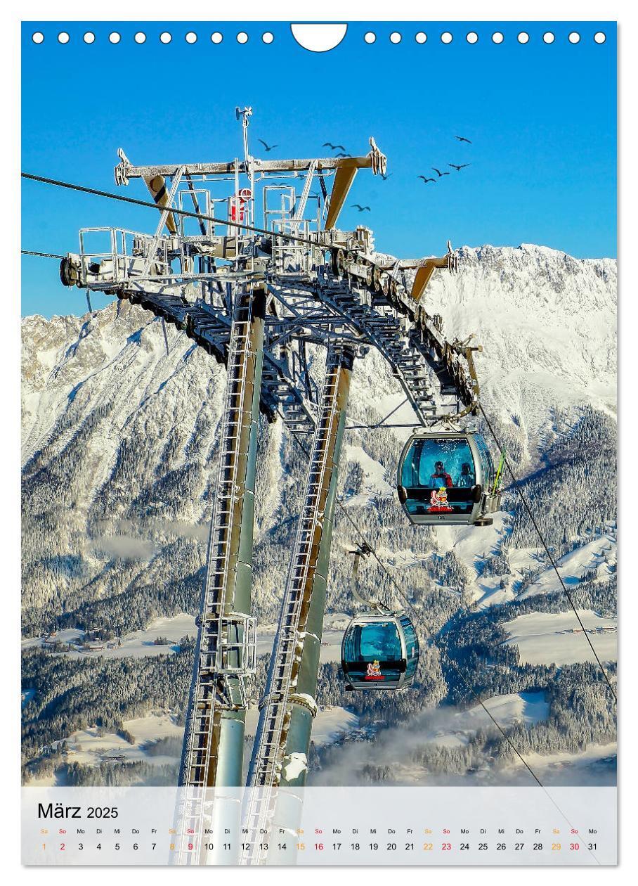 Bild: 9783435945863 | Nervenkitzel Seilbahn (Wandkalender 2025 DIN A4 hoch), CALVENDO...