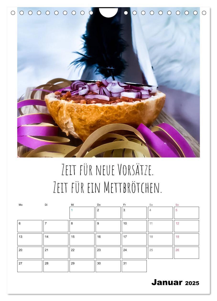 Bild: 9783435964383 | Mettkalender - Spread Some Mett. (Wandkalender 2025 DIN A4 hoch),...